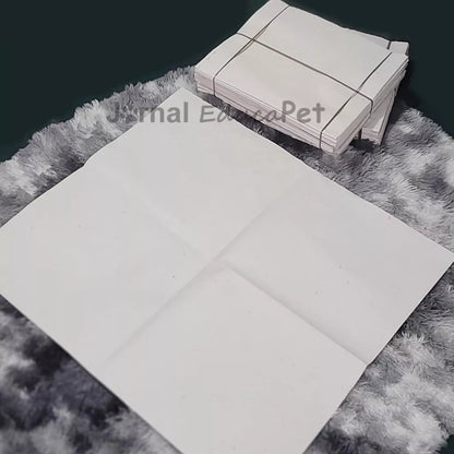 Jornal Pet 1kg Tapete pet Biodegradável FOLHAS GRANDES 96X66