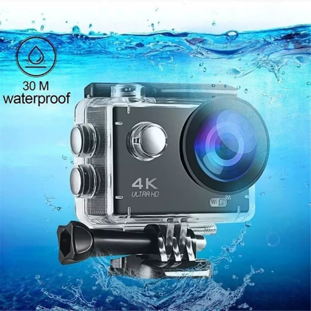 Ultra Câmera Action GO Cam Pro Sports FULL HD 4K 1080p Prova D'Água 4K WIFI Underwater Para Gravação De Vídeo Original Envio Imediato