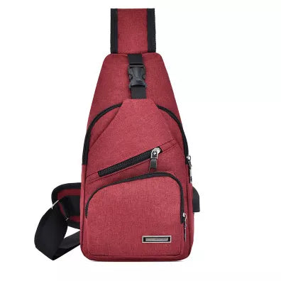 Bolsa de ombro UNISEXX anti-roubo de ombro carregador usb mensageiro
