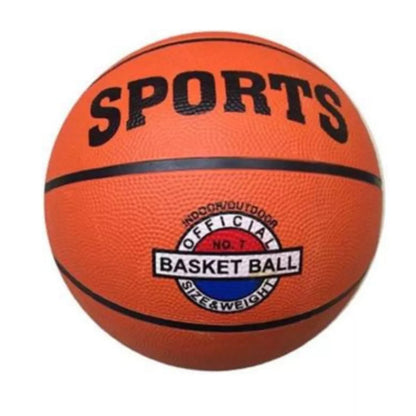 Bola Basquete Tamanho Oficial Nº 7 + Bomba Inflar E Bico Ar BASQUETBALL