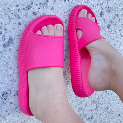 Chinelo Feminino Nuvem Slide - Várias Cores - Sandália Papete Super Confortável