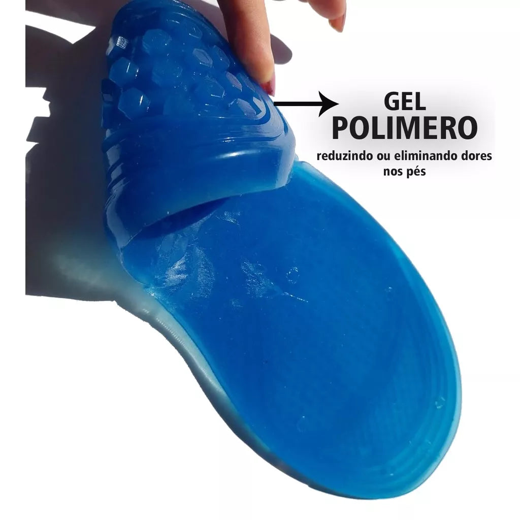 Palmilha Ortopédica Gel de Silicone para Dores nos Pés