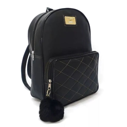Bolsa Mochila feminina de Couro Sintetico. MODA PREMIUM Bolsas femininas de moda