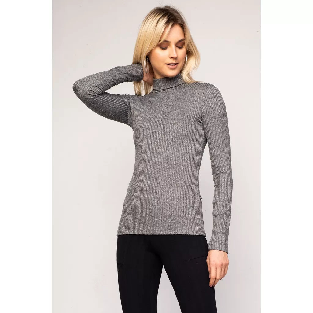 Blusa Feminina Cacharrel Gola Alta Manga Longa Inverno.