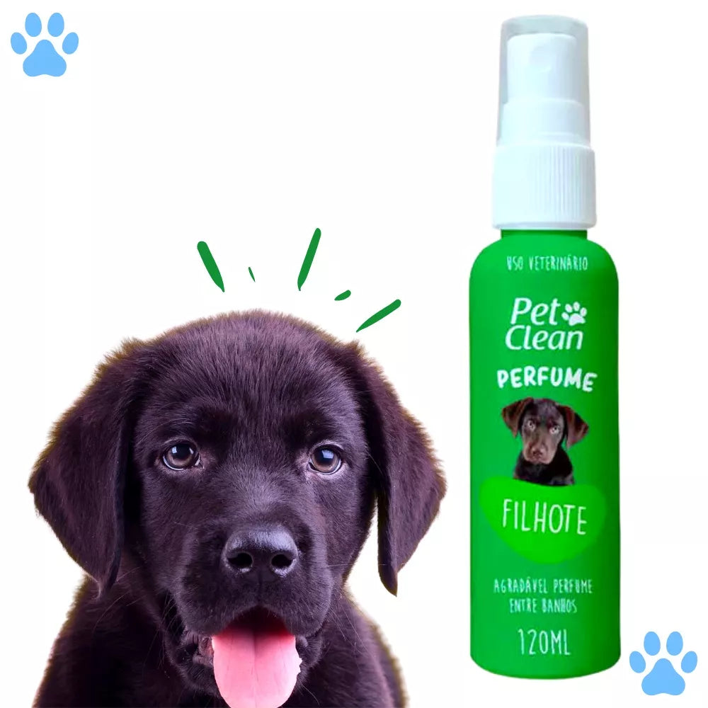 Perfume para Cachorro e Gato Pet Clean - 120 ml - Envio Imediato