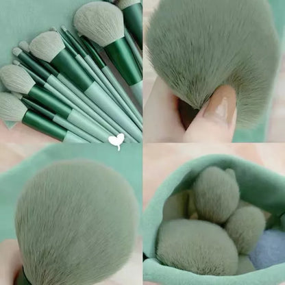Kit 13 Pçs Pincéis De Maquiagem Contorno Kabuki Profissional