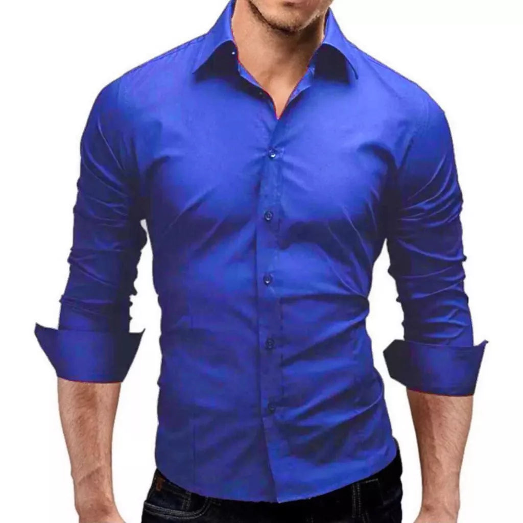 Camisa Masculina Slim Fit Luxo