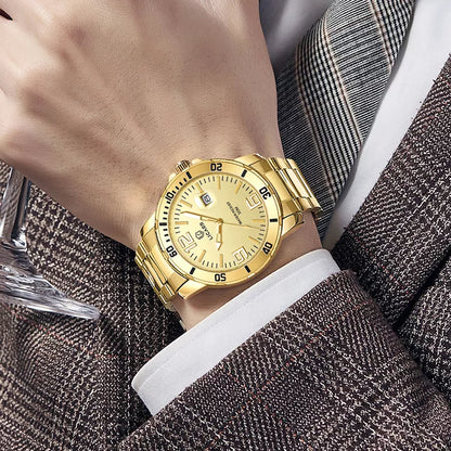 LICARR Relógios Masculinos Da Marca Relógio Casual De Quartzo À Prova D'água 9524