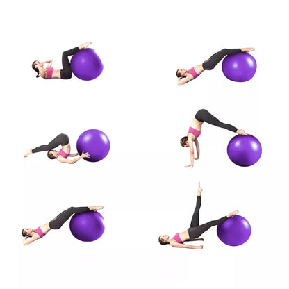 Bola Pilates + BOMBA -  55cm ou 65cm