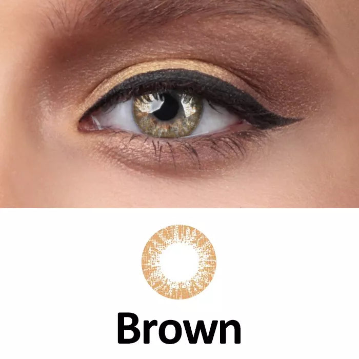 ZELIN Lente de Contato Colorida Aparência Natural Uso Anual Para Maquiagem Dos Olhos