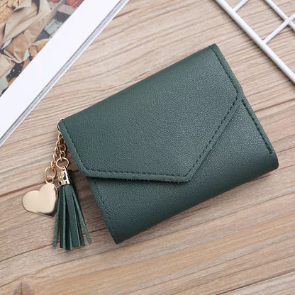 Carteira Feminina Com Franjas/Bolsa Porta-Cartões/Bolsa De Mão/Porta-Cartões