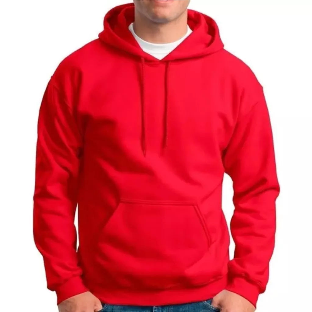 Blusa Moletom *Liso Varias Cores Modelo Canguru Tecido Grosso Flanelado