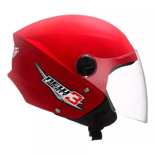 Capacete Moto Aberto Masculino e Feminino Com Viseira Móvel New Liberty Three 3 Pro Tork