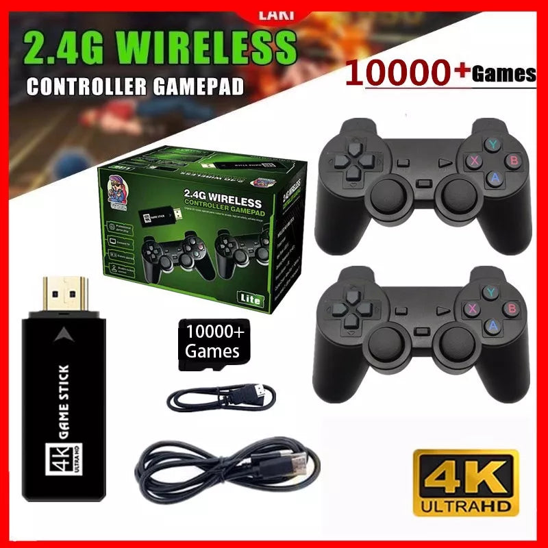video game Jogo Vara 4k Clássico Retro Vio Sem Fio Video Game U8 Console Equipped Com O Sistema De Novo Mais Do Que 3500/10000 Jogos