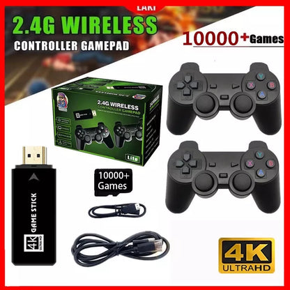 video game Jogo Vara 4k Clássico Retro Vio Sem Fio Video Game U8 Console Equipped Com O Sistema De Novo Mais Do Que 3500/10000 Jogos