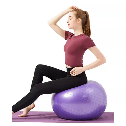 Bola Pilates + BOMBA -  55cm ou 65cm