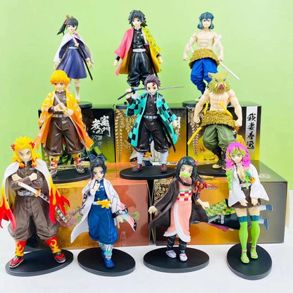 Action figure demon slayer /Boneco Demon Slayer PVC Com Caixa Boneco De Ação kimetsu no yaiba boneco Kamado Tanjirou Vários Personagens bonecos demon slayer tanjiro action figure/nezuko figure/Zenitsu Action figure/demon slayer figure/Action figure anime