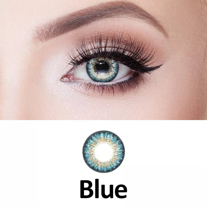 ZELIN Lente de Contato Colorida Aparência Natural Uso Anual Para Maquiagem Dos Olhos