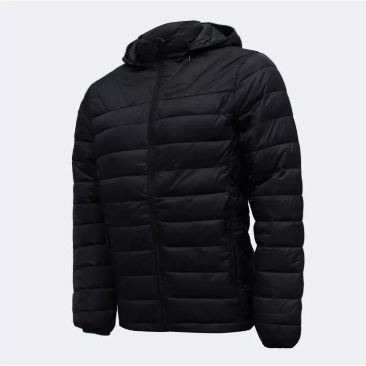 jaqueta Puffer Matelassê Masculina Capuz Removivel