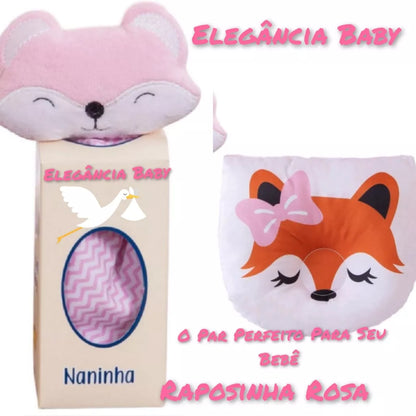 Naninha  Para Bebê E Travesseirinho Anatômico - Apoio De Cabeça