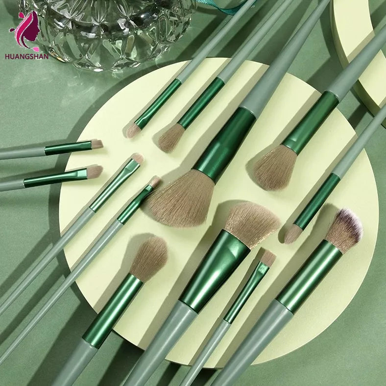 Kit 13 Pçs Pincéis De Maquiagem Contorno Kabuki Profissional