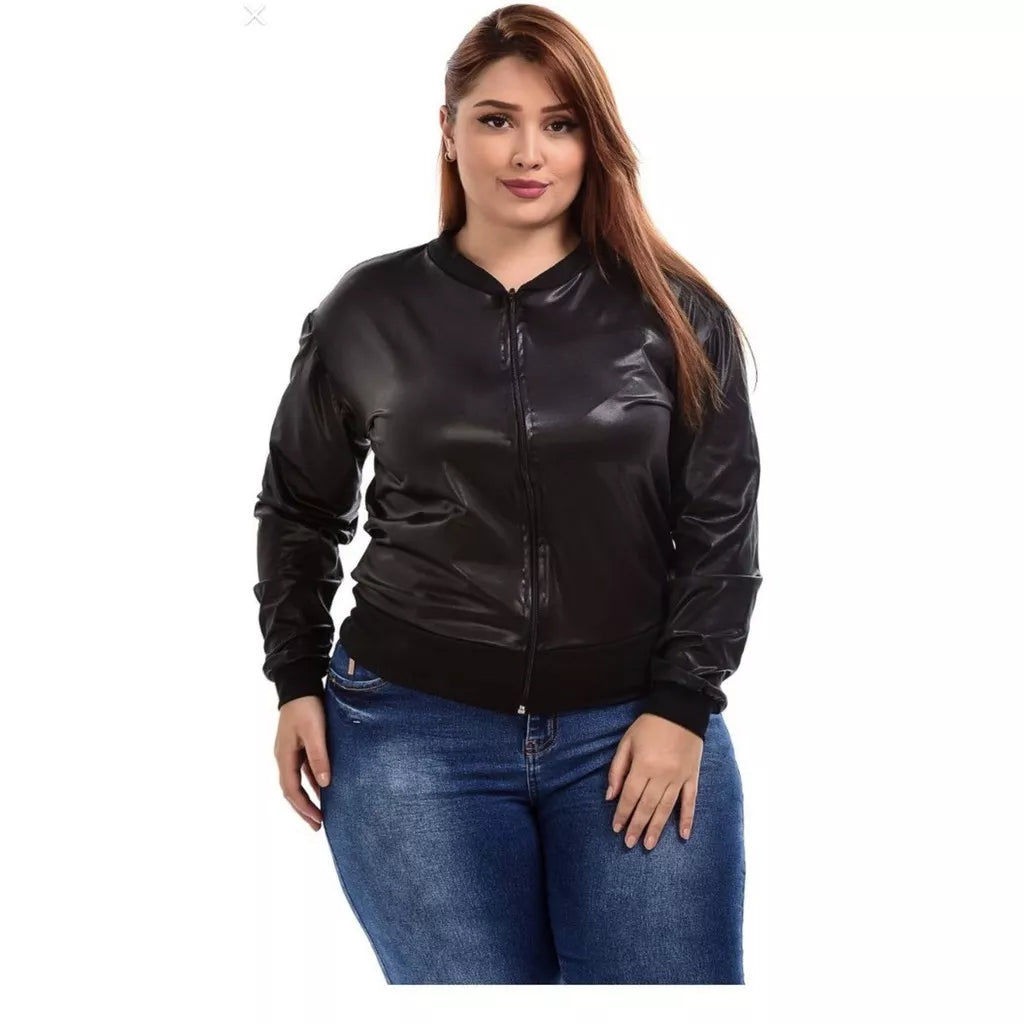 Jaqueta Bomber Cirre Feminina P, M, G, GG