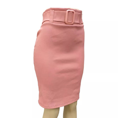 Saia Social Evangélica com Fivela Moda Secretária Feminina P M G GG EXG