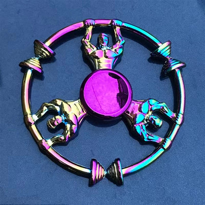 Novo Colorful Fit Spinner Zinc Alloy Decompression Toy Finger Metal Spinner Relieving Stress Effect