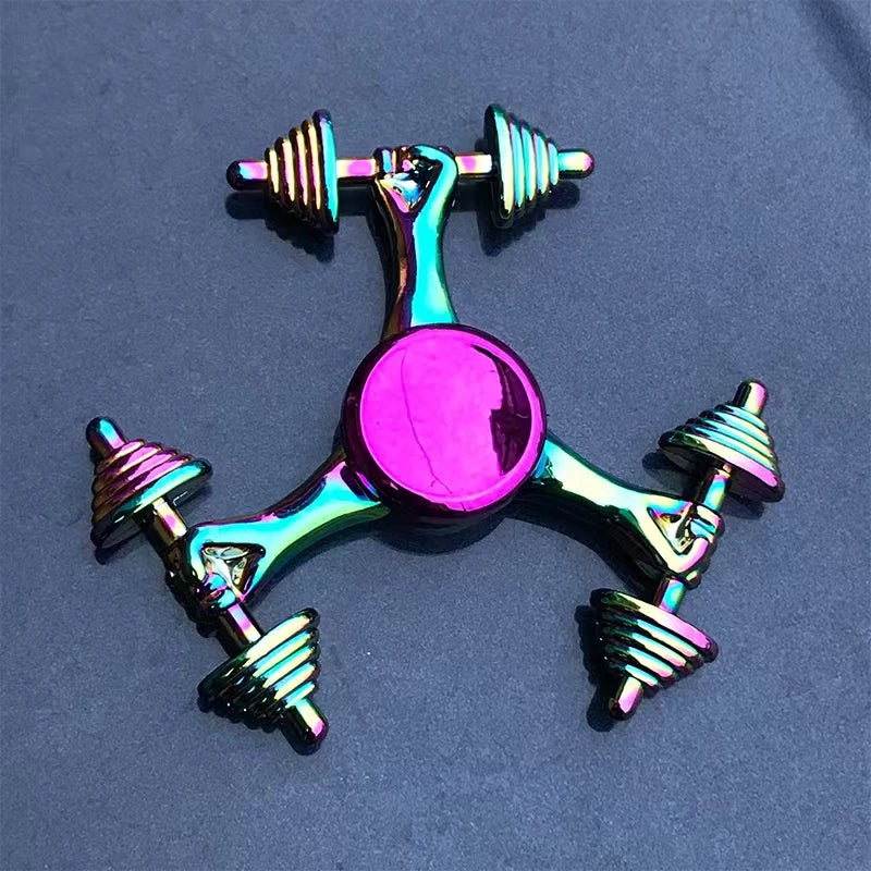 Novo Colorful Fit Spinner Zinc Alloy Decompression Toy Finger Metal Spinner Relieving Stress Effect