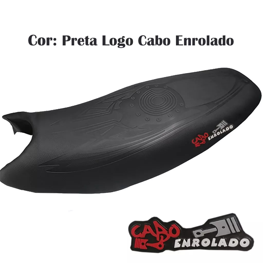 Capa Banco Emborrachada Titan Fan Bros Ybr Fazer Tornado Twister Lander Todas