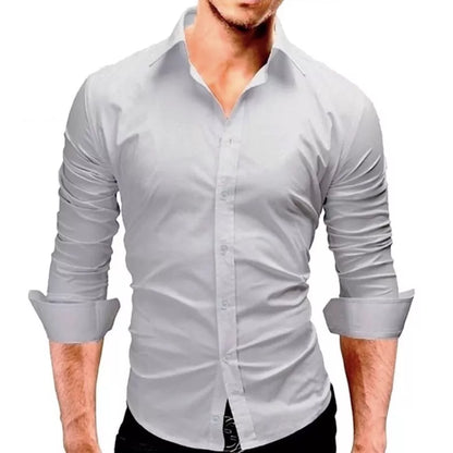 Camisa Masculina Slim Fit Luxo