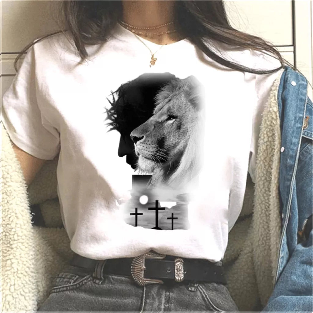 T-shirt Feminina Camiseta Floresça Onde Deus Te Plantar