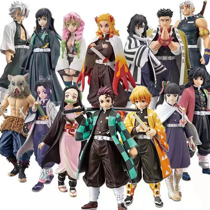 Action figure demon slayer /Boneco Demon Slayer PVC Com Caixa Boneco De Ação kimetsu no yaiba boneco Kamado Tanjirou Vários Personagens bonecos demon slayer tanjiro action figure/nezuko figure/Zenitsu Action figure/demon slayer figure/Action figure anime
