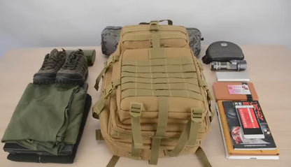 30L/50L 1000d Camo Saco Dos Homens Mochila Saco Fora Saco De Acampamento À Prova D 'Água Caça Mochila