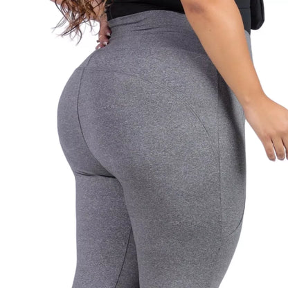 Calça Legging Plus Size Grossa Levanta Bumbum Cintura Alta Fitnes Academia G ao G4