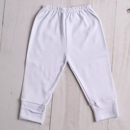 Calça / Mijão Bebê / Culote Suedine Pé Reversível 100% Algodão