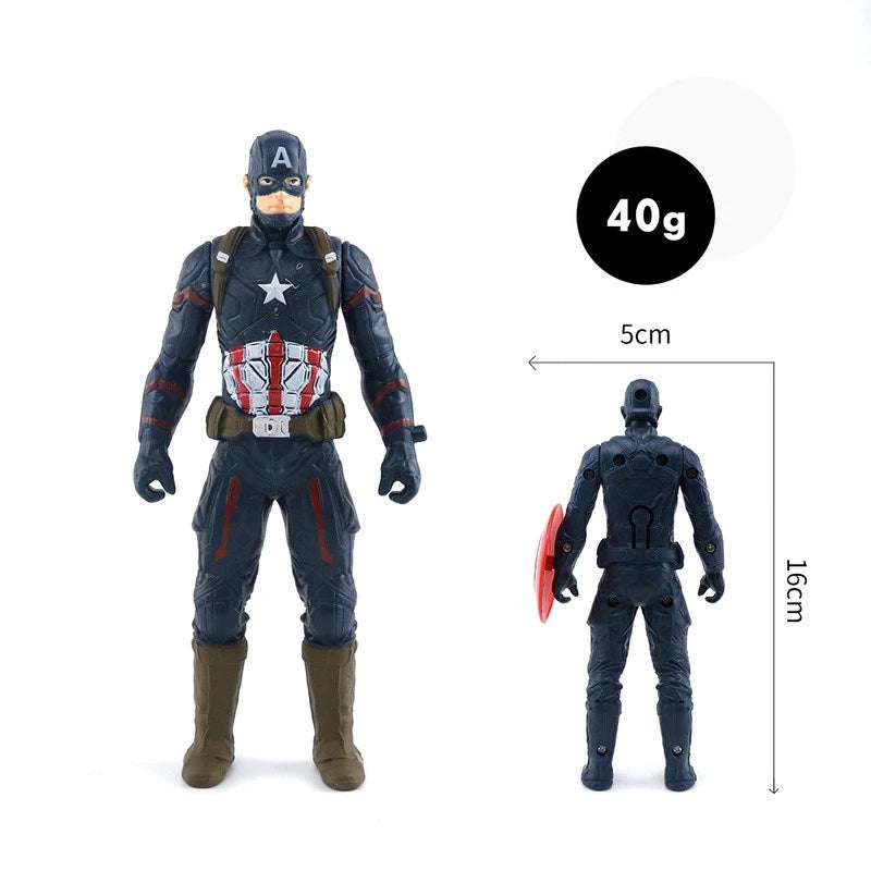 Vingadores Bonecas Luminosas Action figure Homem De Ferro/boneco homem aranha /Capitão América/Hulk/Thanos Marvel/Com Caixa