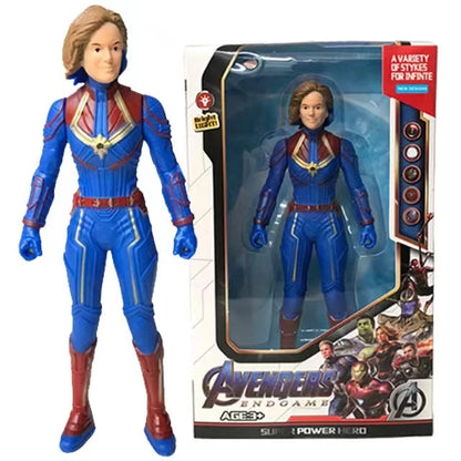 Vingadores Bonecas Luminosas Action figure Homem De Ferro/boneco homem aranha /Capitão América/Hulk/Thanos Marvel/Com Caixa