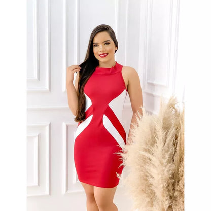 Vestido Tubinho Coladinho Estilo Blogueira Moda Gringa Vários Modelos