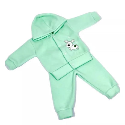 CONJUNTO SOFT CAPUZ BORDADO para Bebês! Várias cores!