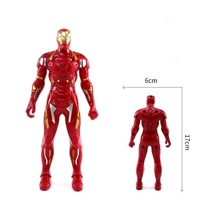Vingadores Bonecas Luminosas Action figure Homem De Ferro/boneco homem aranha /Capitão América/Hulk/Thanos Marvel/Com Caixa
