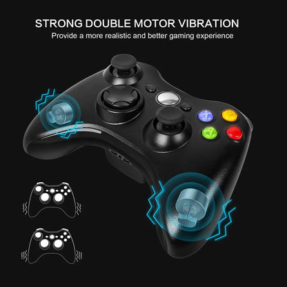 Microsoft Xbox 360 Controlador Sem Fio Joysticks De Vibração Bluetooth