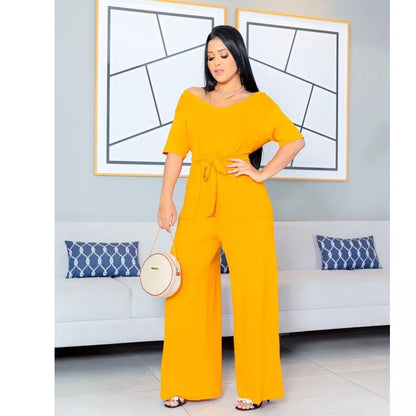 Macacao Saruel Com Manga Curta Com Cintinho Longo Max Feminino Bolsos Viscolycra Soltinho Evangelico Roupas Femininas 38 ao 46