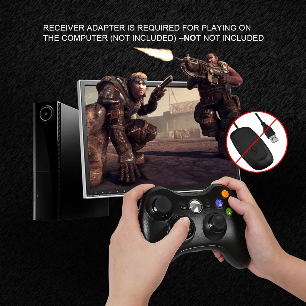 Microsoft Xbox 360 Controlador Sem Fio Joysticks De Vibração Bluetooth