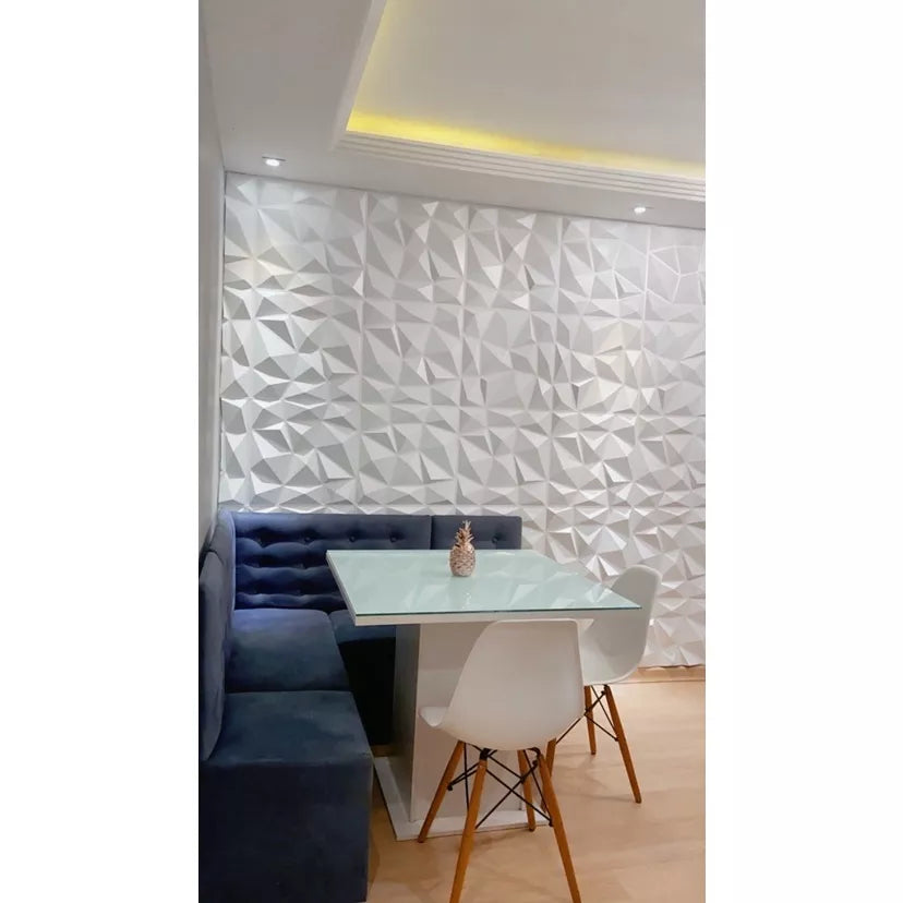 PROMO 01 unidade PLACA 3D - 25 x 25 cm DECORATIVA PVC