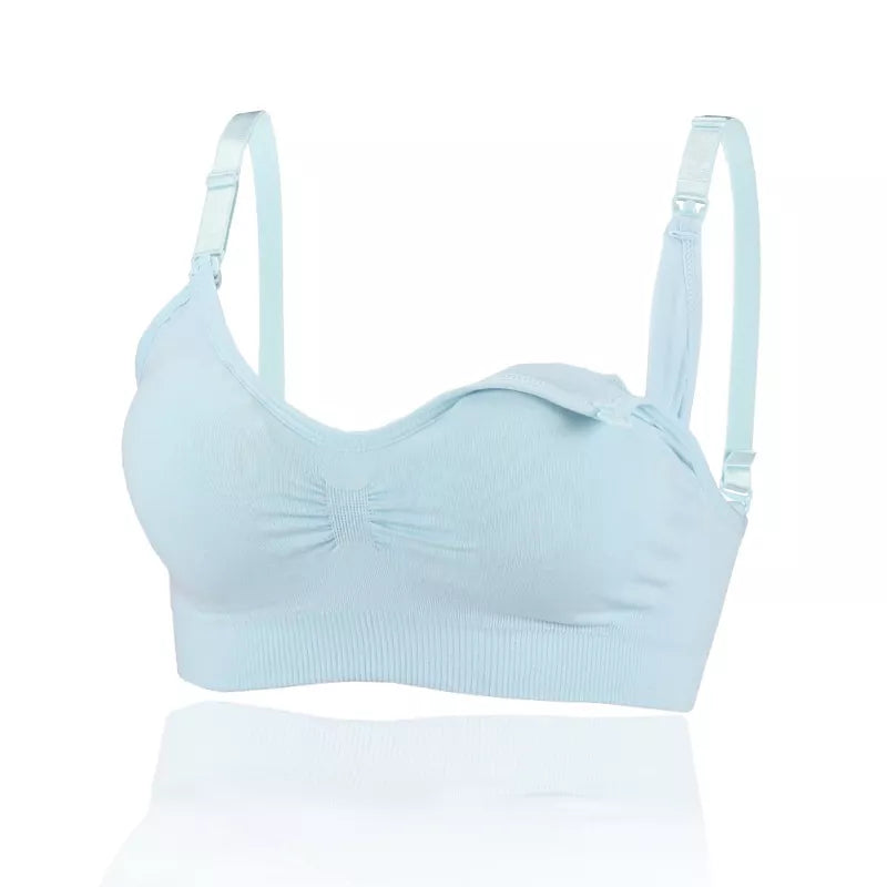 Sutiã De Amamentação Anti-Flacidez Para Mulheres Grávidas, Sem Aro De Aço Com Botão Frontal / Sutiã Para Amamentação / Anti-Parto Plus Size