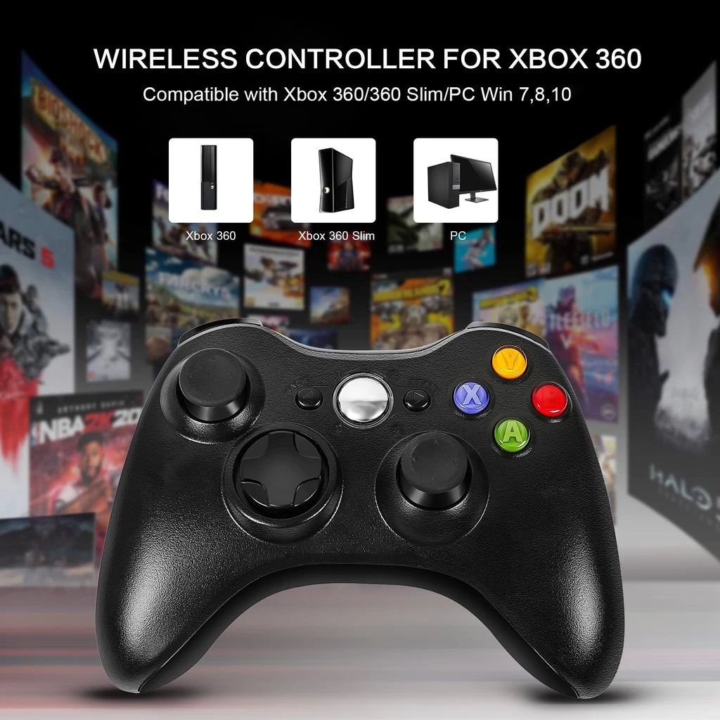 Microsoft Xbox 360 Controlador Sem Fio Joysticks De Vibração Bluetooth