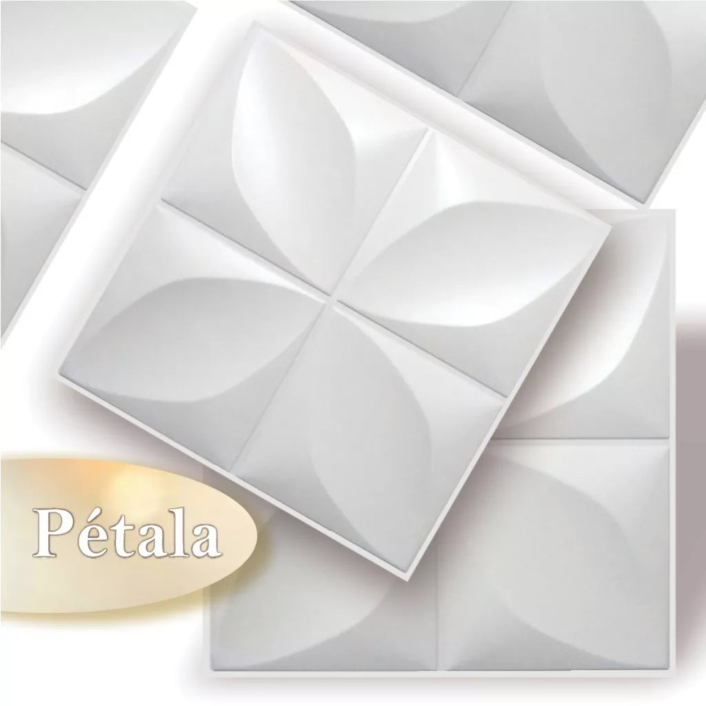 PROMO 01 unidade PLACA 3D - 25 x 25 cm DECORATIVA PVC
