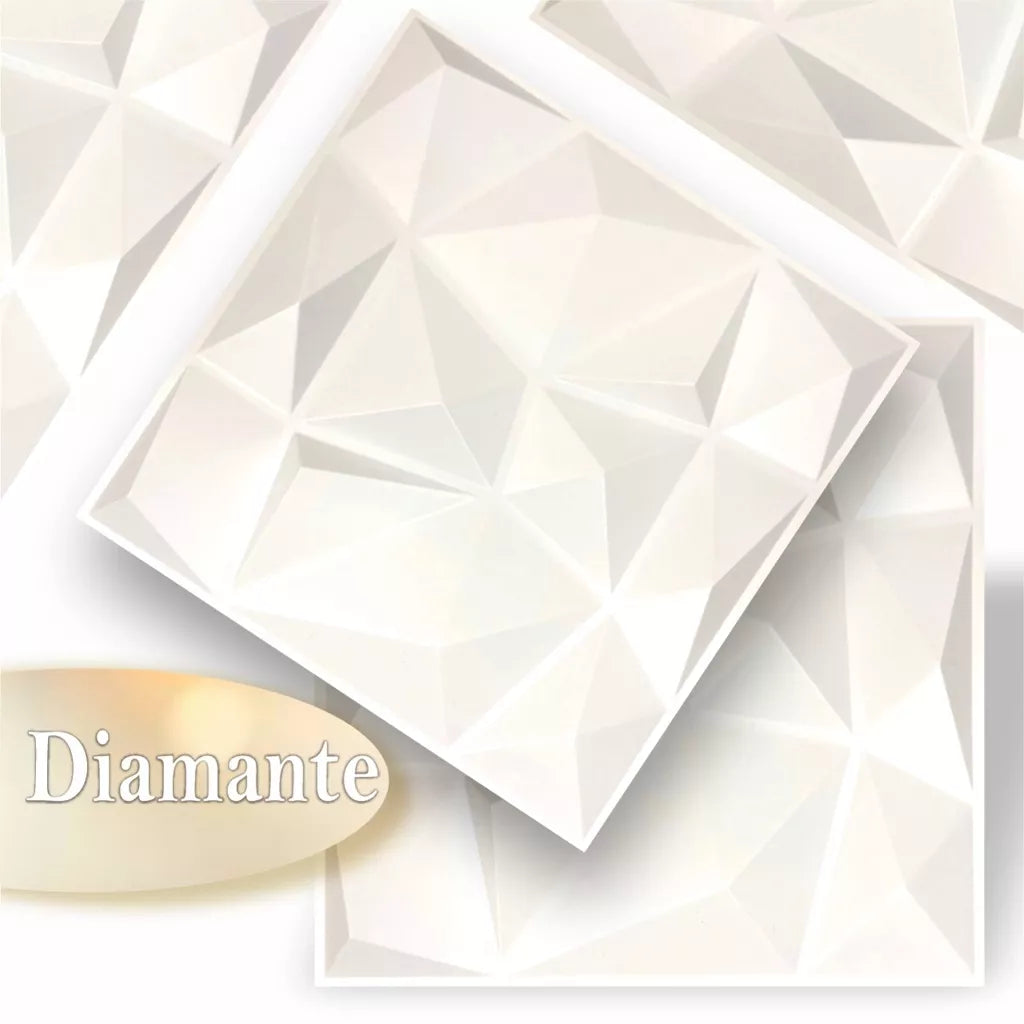 PROMO 01 unidade PLACA 3D - 25 x 25 cm DECORATIVA PVC