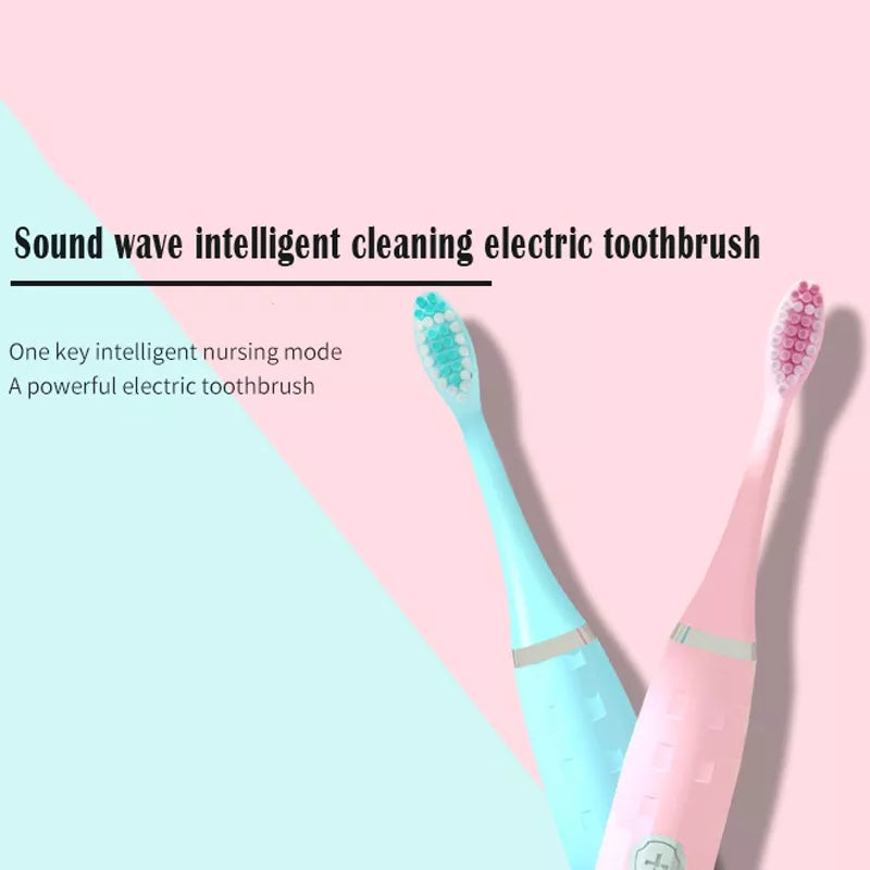 Escova De Dentes Oral Elétrica，Com 2 Cabeças De Escova Ultrassônica Automática Completa / Cuidado Oral